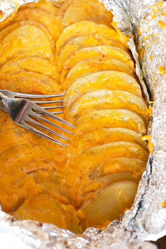 Foil-Wrapped Cheesy Potatoes
