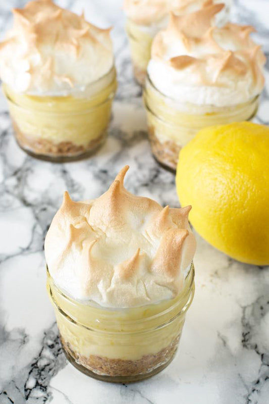 Lemon Meringue Mason Jar Pies