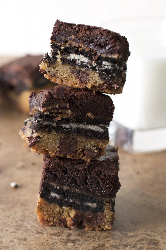 Slutty Brownies with Candied Bacon