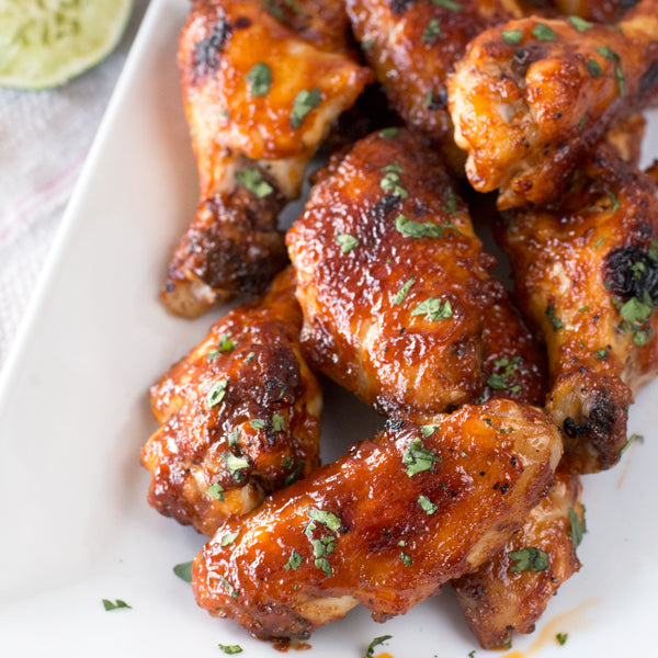 Sriracha Lime Baked Chicken Wings