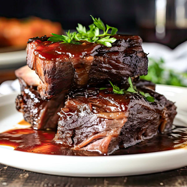 Grass-Fed Coffee Rubbed Beef Short Ribs