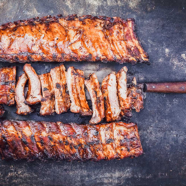 Free Range Pasture Raised BBQ Baby Back Ribs Delivered Nationwide Pig of the Month BBQ