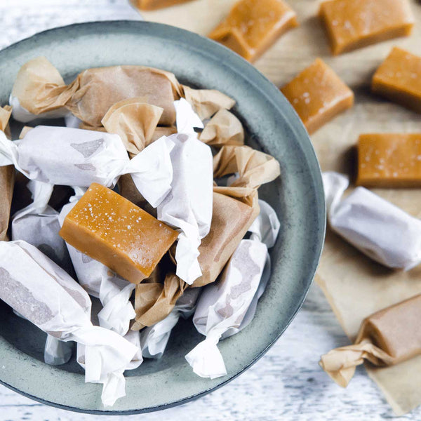 Gooey Salted Bacon Caramels