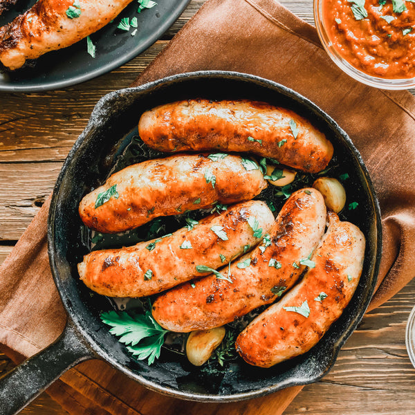 Garlic Butter Brats