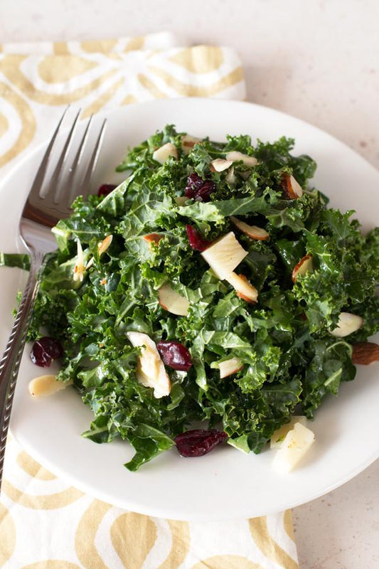 Bacon Kale Salad with Lemon Vinaigrette