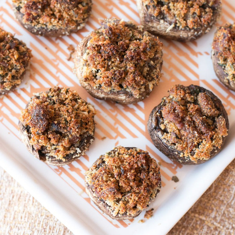 Cheesy Bacon-Stuffed Mushrooms