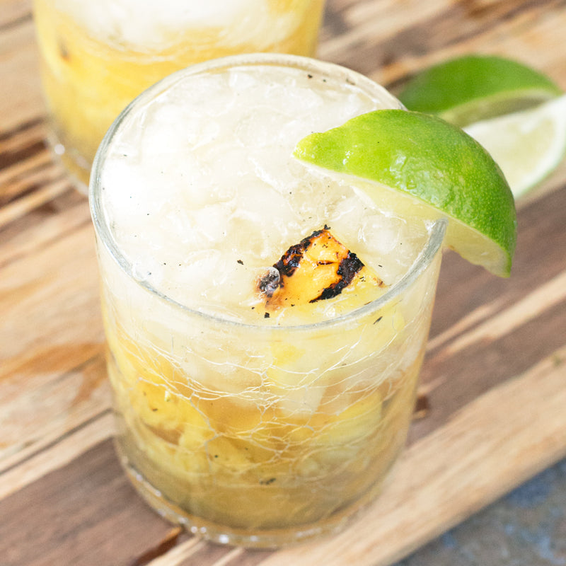 Grilled Pineapple Bourbon Smash