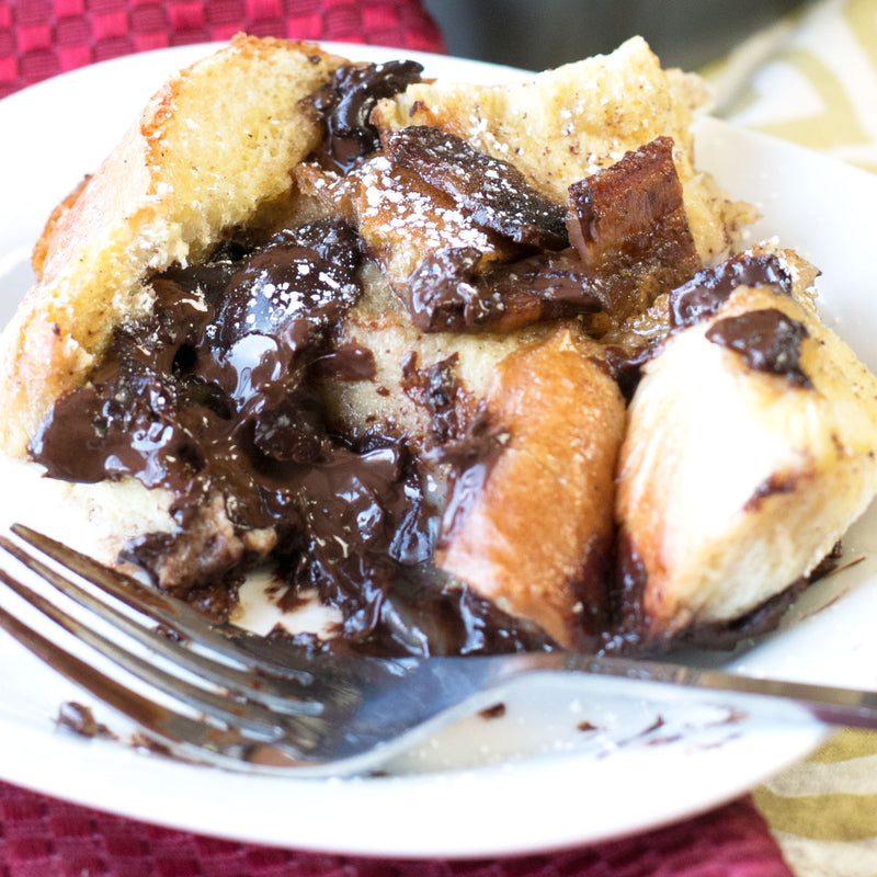 Overnight Bacon & Chocolate Chip French Toast