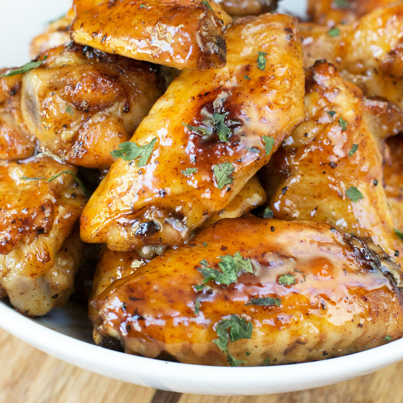 Sticky Honey Buffalo Chicken Wings