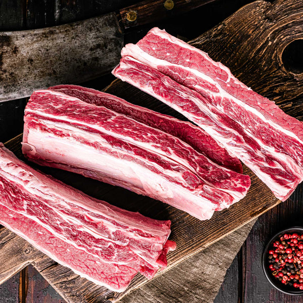 Grass-Fed Coffee Rubbed Boneless Beef Short Ribs
