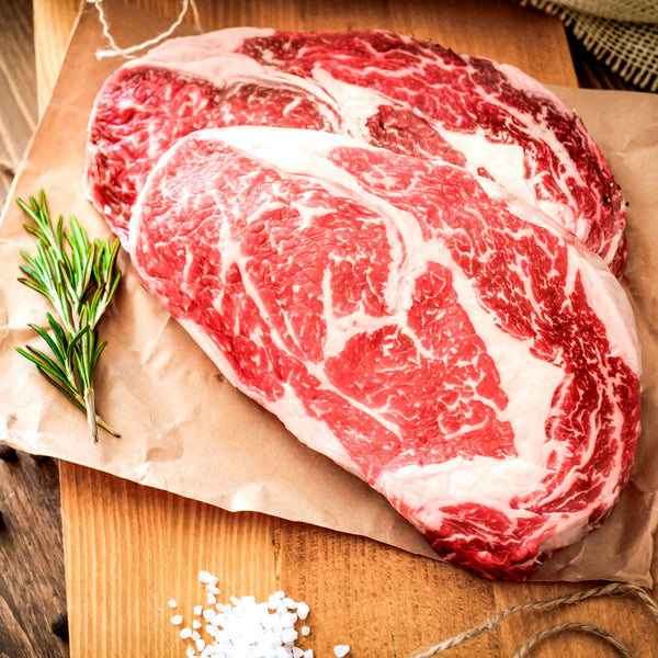 Grass-Fed Certified Black Angus Ribeye Steaks