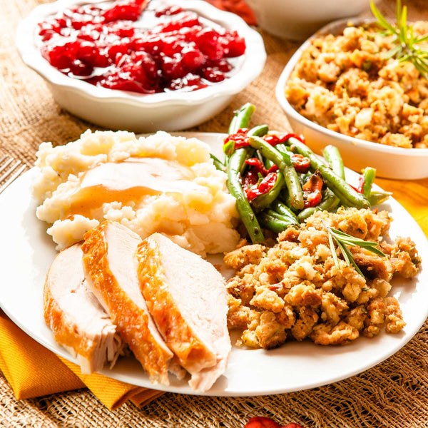 Complete Holiday Dinner Delivered – Choose Ham or Smoked Turkey, 2 Sides & Gravy
