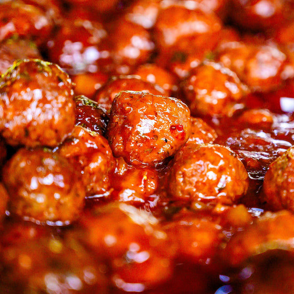 Grape Jelly BBQ Cocktail Meatballs – The Retro Party Favorite