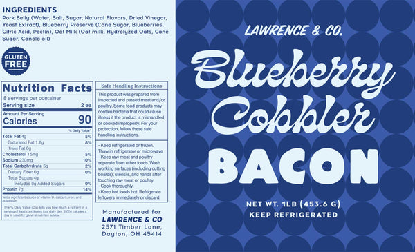 *NEW* Blueberry Cobbler Bacon