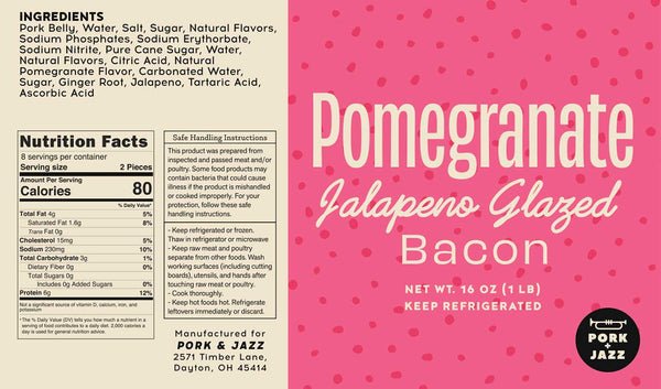 Pomegranate Jalapeno Bacon