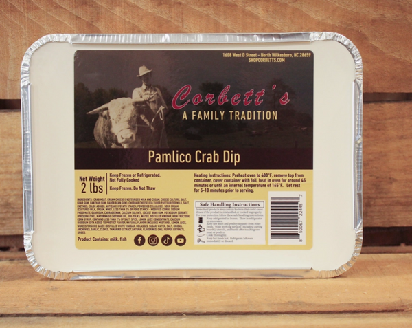 *Holiday Drop* Carolina Crab Dip – Made With Premium Mattamuskeet Lump Crab