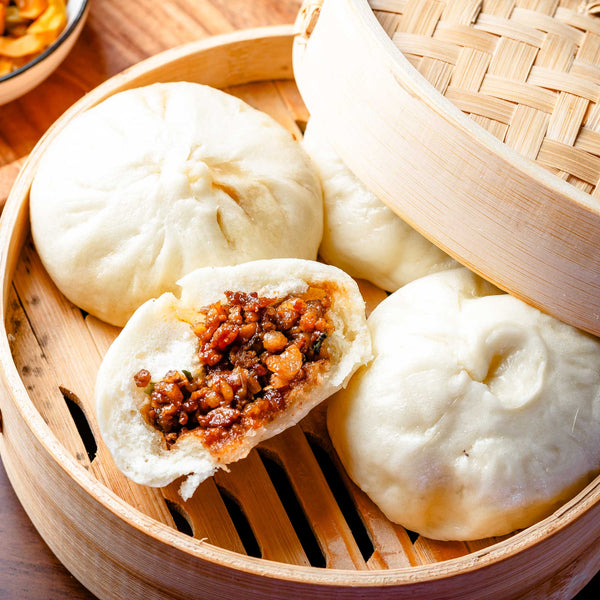 Spicy Pork BBQ Buns – Asian-Style Steamed Pork Appetizers