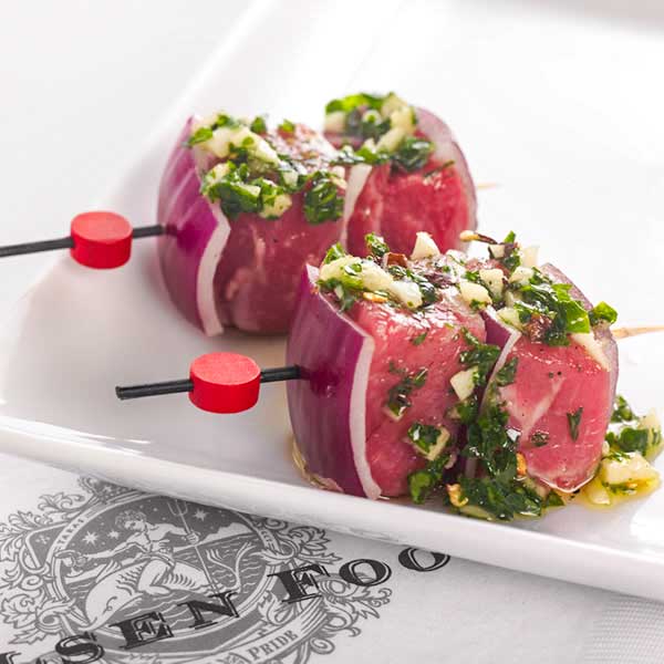 *LIMITED DROP: 50 Available * Beef Kabob Appetizers with Chimichurri