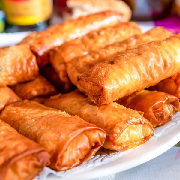 Corned Beef Reuben Spring Rolls – Fully Cooked Party Appetizers