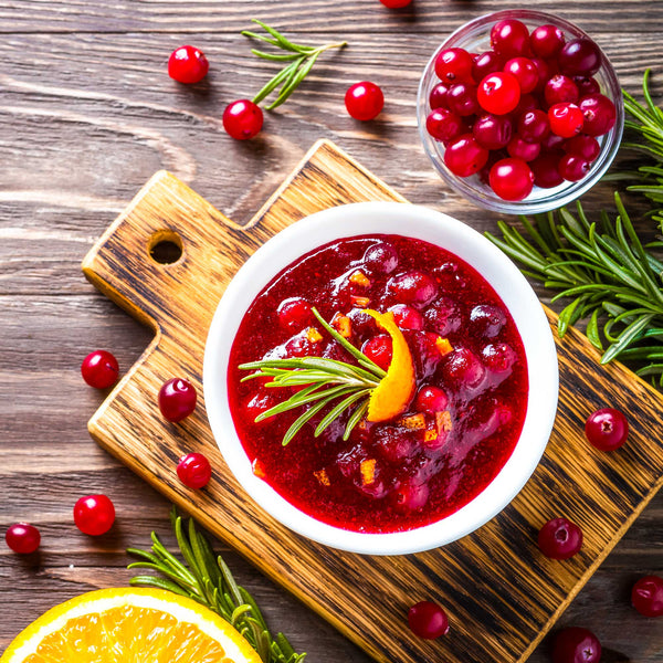 Homemade Cranberry Sauce with Orange Zest