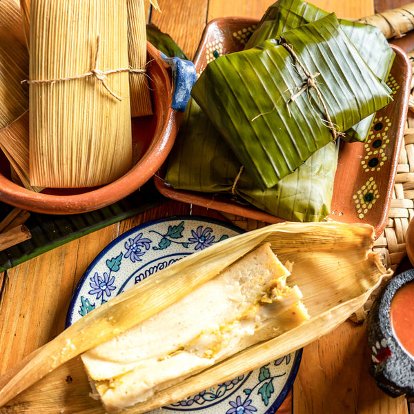 Hand-Rolled Cheese Tamales