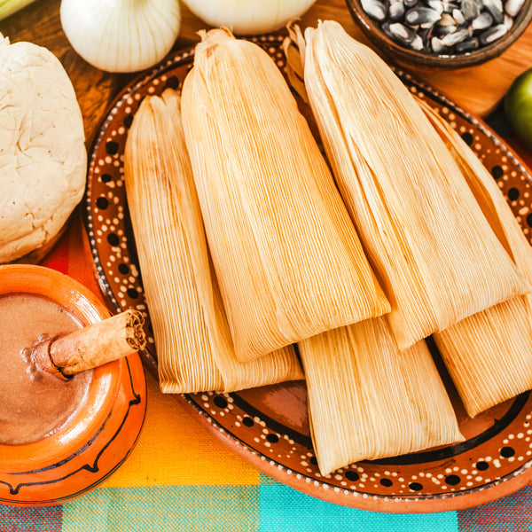 Hand-Rolled Cheese Tamales