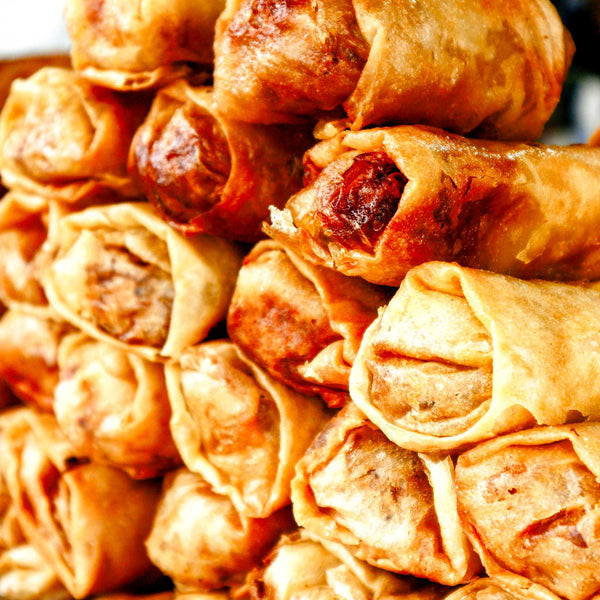Corned Beef Reuben Spring Rolls – Fully Cooked Party Appetizers