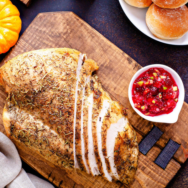 Smoked Turkey Breast – Bone-In, Free-Range & Fully Cooked | 6–8 lbs