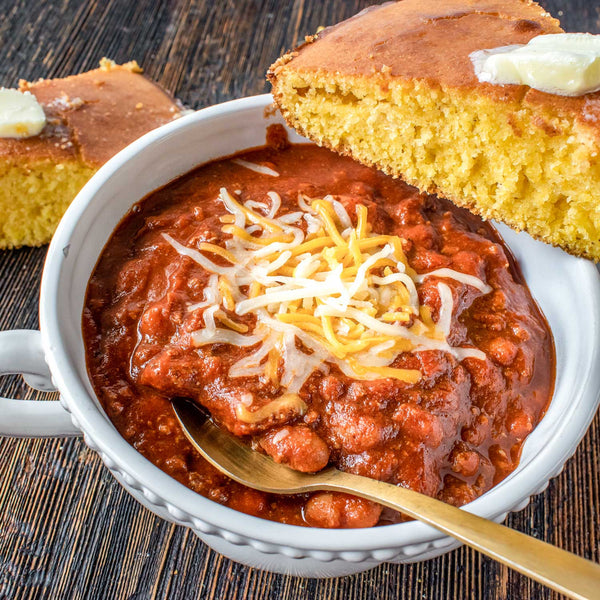 Homemade Grass-Fed Beef Chili