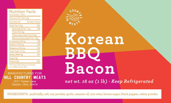 Korean BBQ bacon gluten free