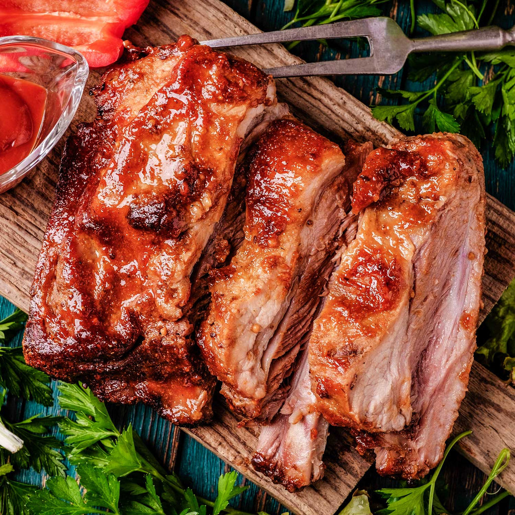 *Limited Drop* Peach Sriracha Ribs | Pig of the Month BBQ