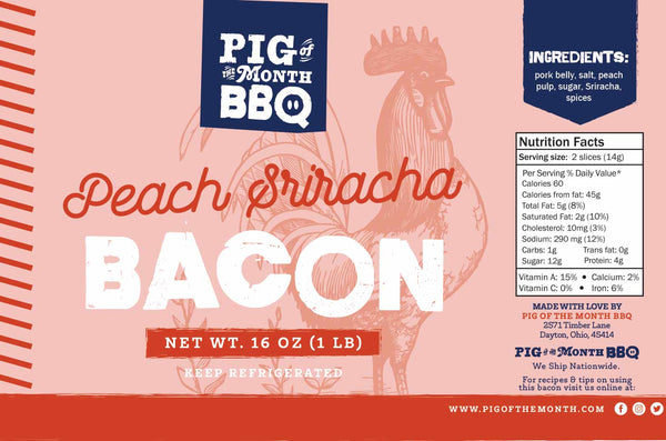 Peach Sriracha Bacon