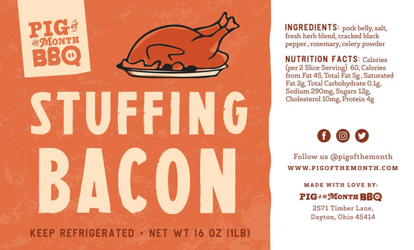 Stuffing bacon gluten free